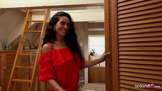 UJERUMANI SCOUT - SKINNY CHAFU MAMA KUWAPOTOSHA KWA BIDII ASSFUCK KATIKA BANDIA MFANO KAZI KWA AJILI YA FEDHA